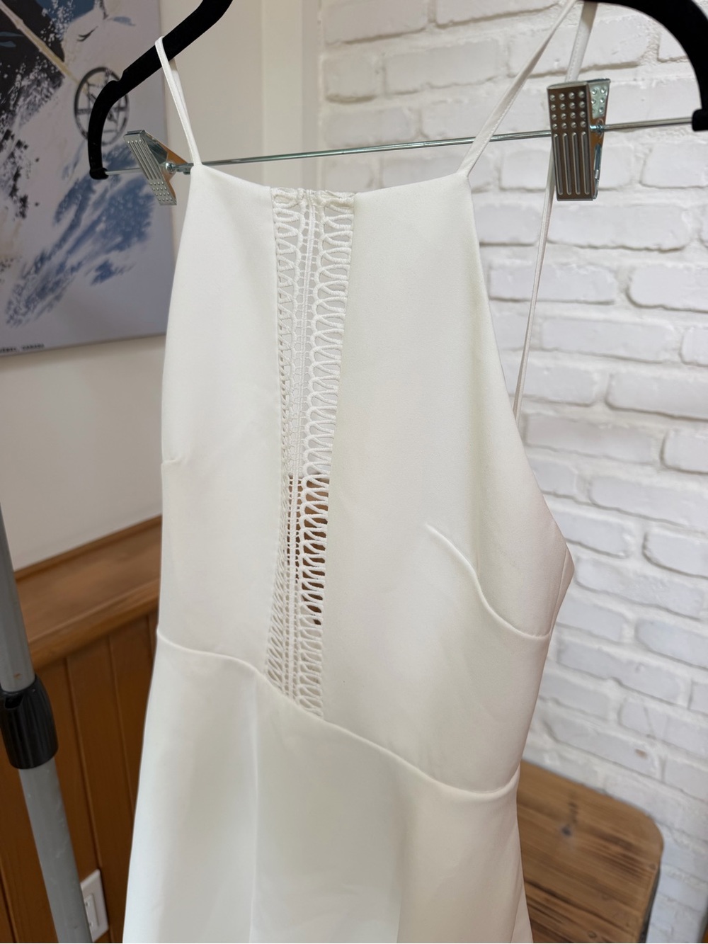 Keepsake the label White Cutout Open Back Flared Mini Dress Size XS - Picture 5 of 12